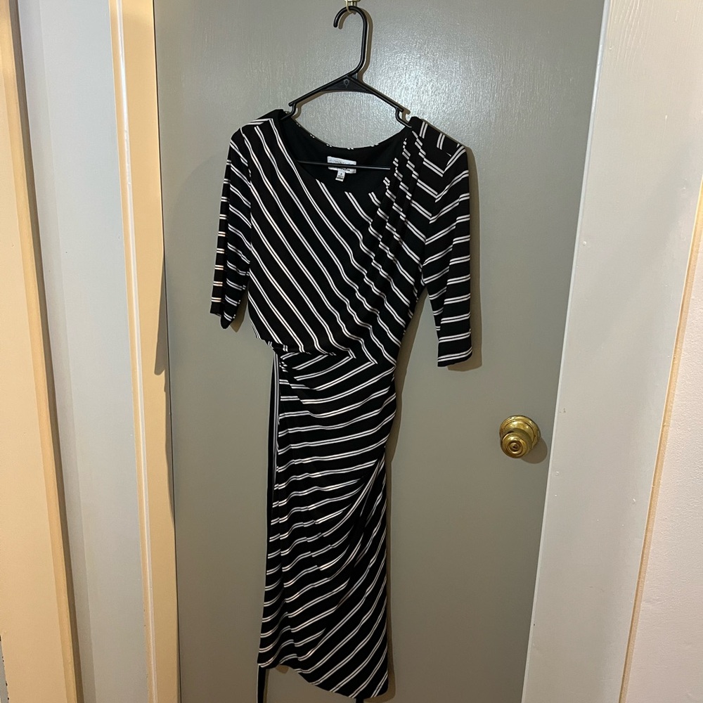 Signature by Robbie Bee Black and White Dress